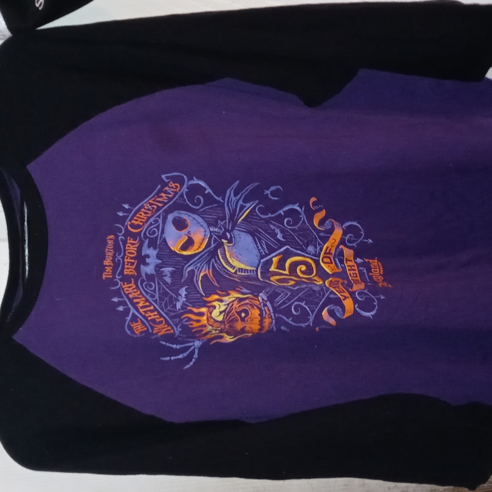 Disneyparks - Disneyland 25 year anniversary Nightmare Before Christmas 3/4 tee